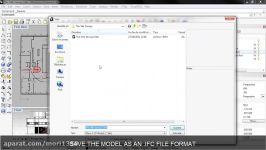 Export IFC model from Rhino and VisualARQ to Revit.