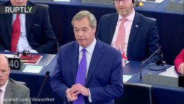 ‘You are behaving like the mafia. You think we are a hostage’ – Farage blasts EU in Brexit debate
