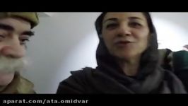 Farah Osoli And Ata Omidvarنمایشگاه فرح اصولی در گالری دستان گفتگو بادکتر عطاامیدوار