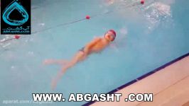 آموزش شنای کودک  اصلاح تکنیک در شنای کرال سینه پشت