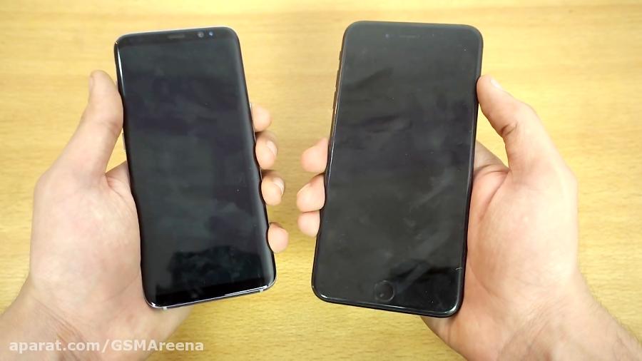 مقایسه سرعت Samsung Galaxy S8 vs iPhone 7 Plus