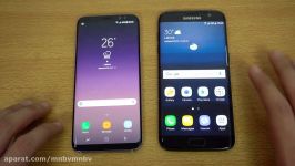 Samsung Galaxy S8 vs Galaxy S7 Edge  Speed Test 4K