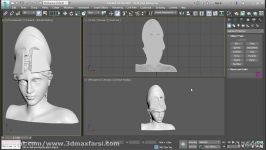 آموزش بیک کردن تکسچر تری دی مکس 3ds max vray materials baking