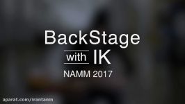Back Stage with IK NAMM 2017 Featuring iRig Acoustic Stage