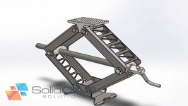 دانلود مدل سه بعدی جک خودور در نرم افزار Solidworks