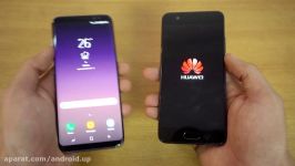 Samsung Galaxy S8 vs Huawei P10  Speed Test 4K