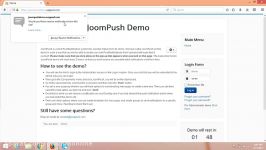 آموزش Web Push Notification for Joomla JoomPusو دانلود