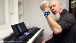 Jordan Rudess playing to a meter of 74 and at a tempo of 229 with the Soundbrenner Pulse