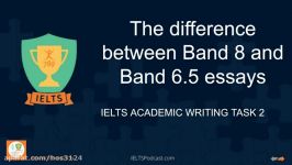 IELTS Writing Band 8 and Band 6.5