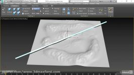 3ds max Conforming object آموزش خروجی گرفتن یک خط روی صفحه تری دی مکس