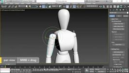 3ds max rotation Axis دانلود آموزش تصویری ریگ کاراکتر انسان تری دی مکس