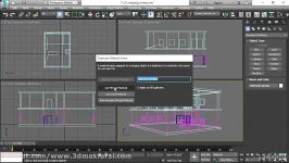 3ds Max Merging scenes آموزش وارد کردن فایل آبجکت به تری دی مکس مرج