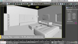 3ds max physical material parameters استاد جعفر صیدی آموزش متریال سازی تری دی مک