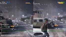 مقایسه فریم ریت the division ps4 vs xboxone