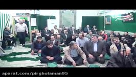 گزیده مراسم بدرقه پیکر پیرغلام اهل بیت حاج سیدحسن معطر