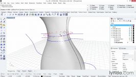 دوره جامع مدلسازی راینو Rhino Modeling ساخت سطوح ارگانیک