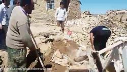 حضور نیرو های مردمی در مناطق زلزله زده خراسان رضوی