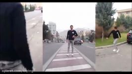کلیپ دیدنی رقص شافل دنس پسر ایرانی در وسط خیابان