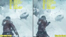 Rise Of The Tomb Raider Titan Xp Vs GTX 1080 TI OC 4K Frame Rate Comparison