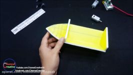 How To Make mini RC Boat Twin 180 Motor