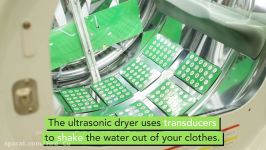 Ultrasonic Clothes Dryer Dries Clothes in Half the Time