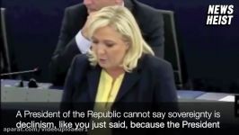 Marine Le Pen Destroys Angela Merkel