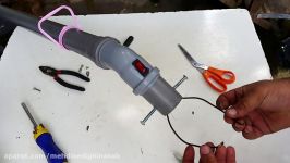 How to Make A Powerful Hand Grass Cutter Machine at home