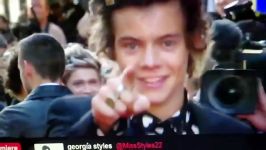 Harry Styles kissing camera