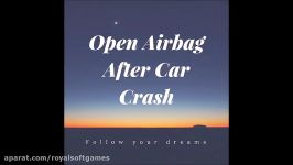 Open Airbag After Car Crash