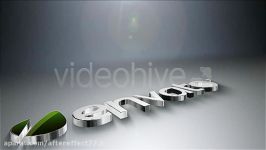 پروژه اماده افترافکت 3D Metal Logo Revealer