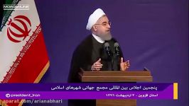 روحانی در سخنرانی تند برعلیه قالیباف تامین هزینه های شهراز تراکم فروشی، فروش حقوق مردم نسل ها است