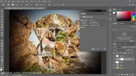 ایجاد افکت کلاژ هندسی در فتوشاپ ایلوستریتور