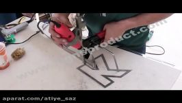 How to make resin letter Metal benderwelder toolsolder toolLED letter making tool