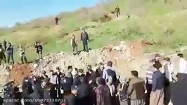 درگیری مردم روستای اسرآباد مریوان نیروی انتظامی