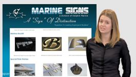 Illuminated Yacht Signs and Boat Signage from Marine Signs