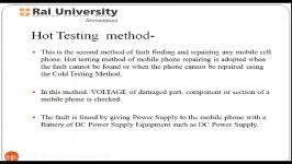 Hot testing of mobile phones