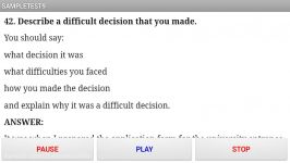 IELTS SPEAKING SAMPLE Band 8.5  9.0  Describe a difficult decision that you