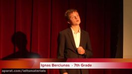 Stuttering  Ignas Berciunas  TEDxTheBenjaminSchool