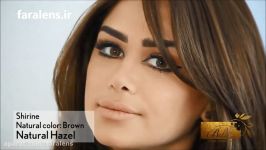 لنز رنگی بلا نچرال contour hazel  فرالنز