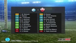 دوگل راه دور رابسون خسرو حیدری در PES 2013 خودم