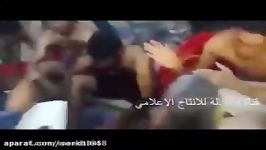 لحظه اسارت اعضای داعش توسط حشدالشعبی موصل عراق سوریه