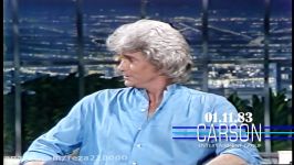 Michael Landon Suggests Johnny Carsons Star Workout on Tonight Show 1983