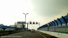 بزرگراه طبقاتی صدر تهران  ایران ، Sadr Two Level Highway Tehran Iran