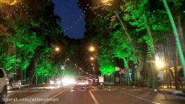 تهران ، شب خیابان ولی عصر، دربند  Tehran Valiasr Night Darband