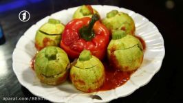 Ashpazi  Stuffed Zucchini  آشپزی  دولمه کدوگک