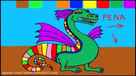 Dragon Coloring Pages For Kids  Pena Animation