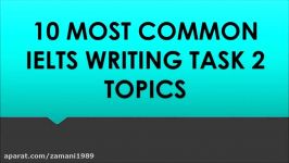 10 MOST COMMON IELTS WRITING TASK 2 TOPICS #33