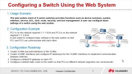 Configure a Switch Using the Web System