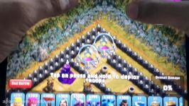 Clash of clans  300 witches and 300 dragons raid Mass gameplay