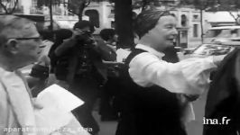 فیلمی لحظه دستگیری ژان پل سارتر سیمون دوبووار